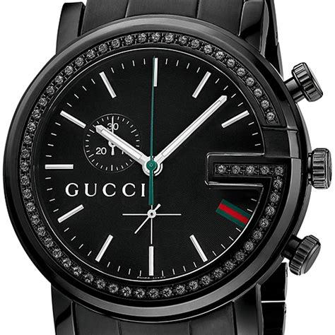 gucci watch men's australia|men's black diamond gucci watch.